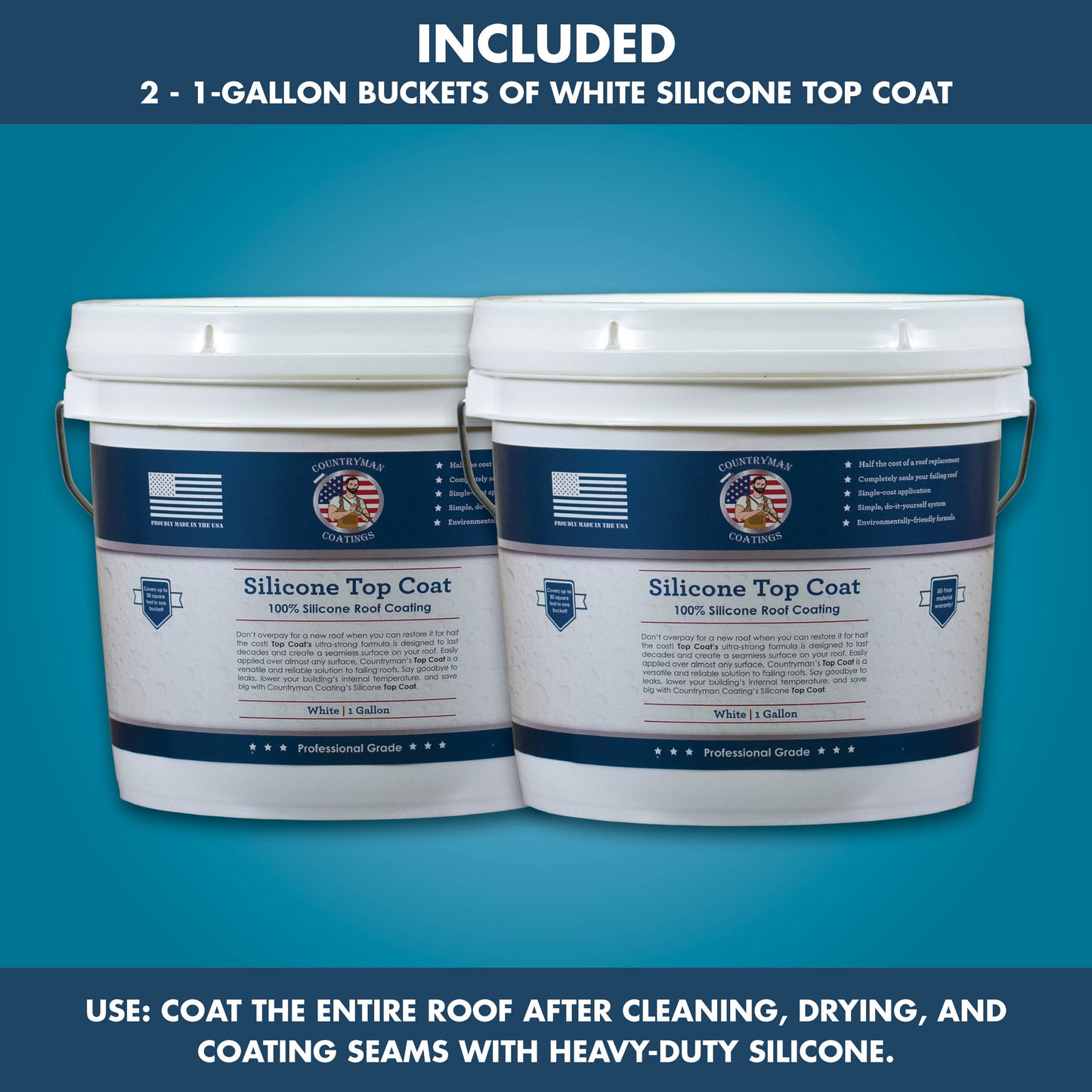 Countryman RV Roof Restoration Kit 35'+